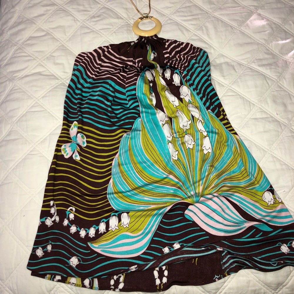 Sky Strapless Shirt Size Small